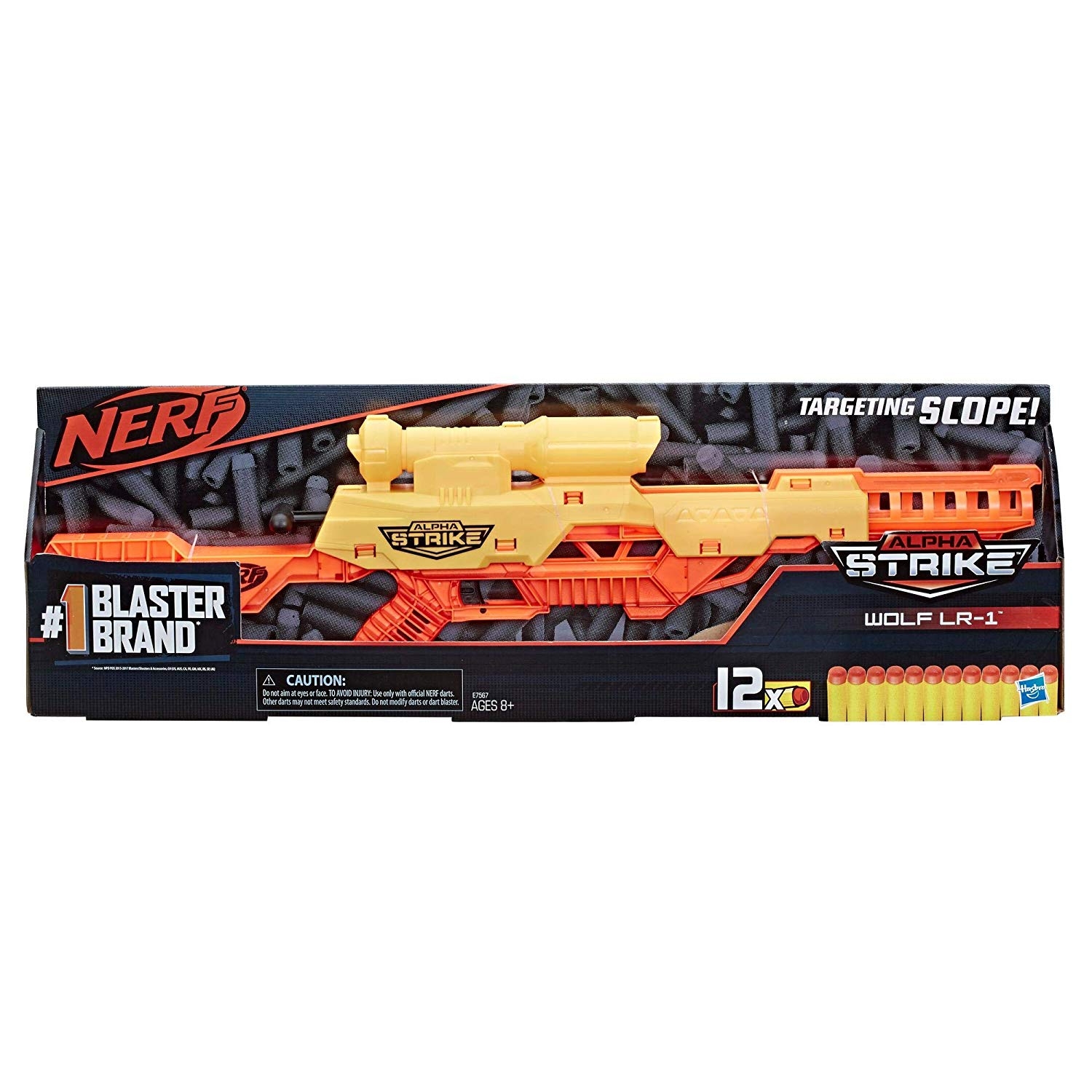 Nerf Alpha Strike Wolf LR-1 Toy Blaster with Targeting Scope ảnh 2